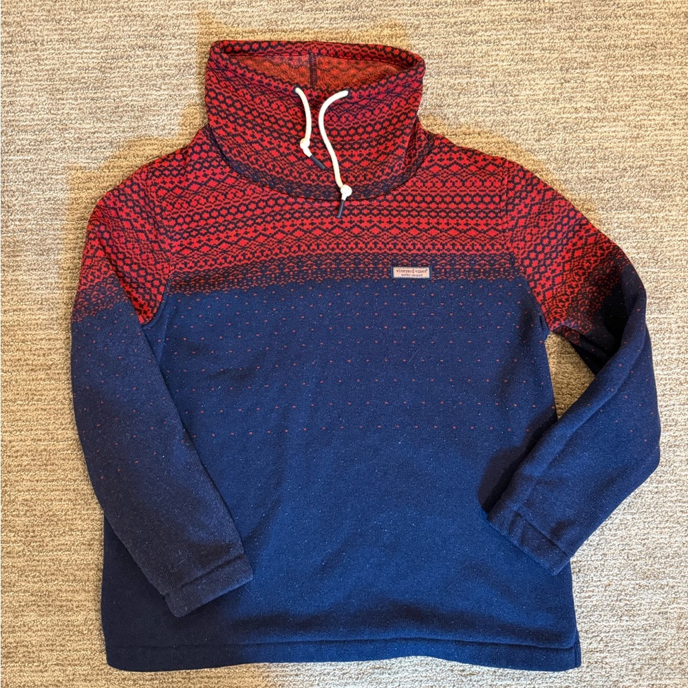 Women’s Red and Blue vineyard vines Sweater size L